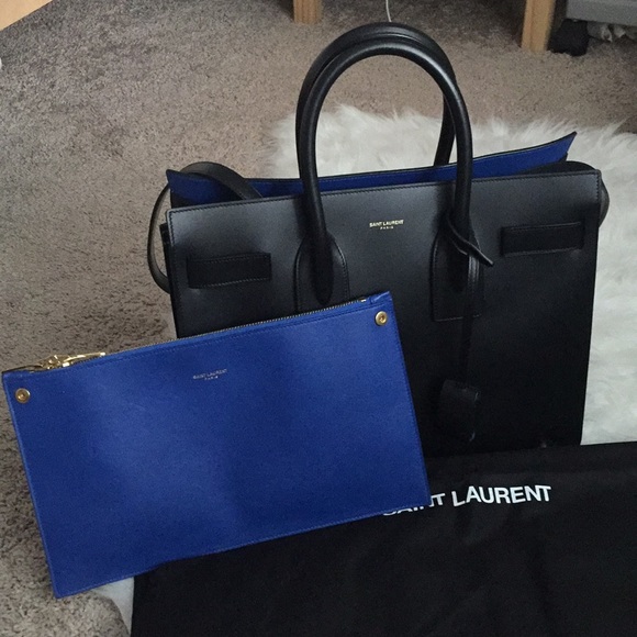 ysl sac de jour blue